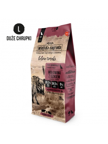 Wiejska Zagroda Leśne Smaki  Wołowina z dzikiem L 20kg