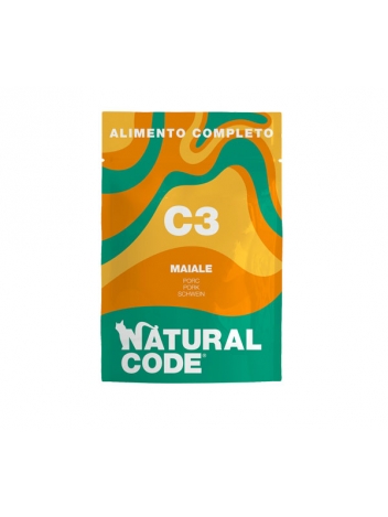 Natural Code Cat C3 Wieprzowina 70g