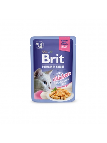 Brit Premium Cat Adult Chicken Fillets w galaretce 85g