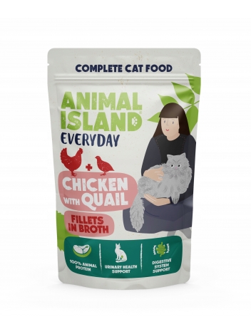 Animal Island Everyday Broth Chicken with Quail 85g
