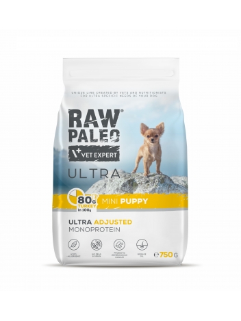 Raw Paleo Ultra Puppy Mini Turkey 750g