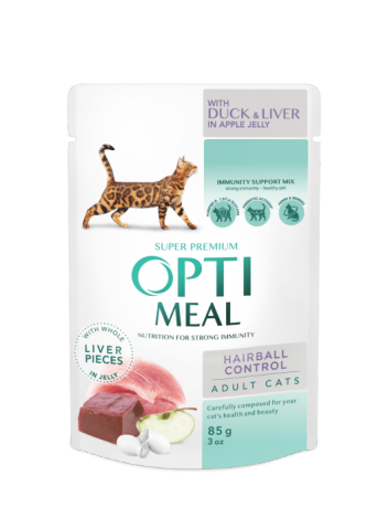 Optimeal Adult Cat Hairball control 85g