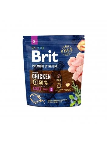 Brit Premium By Nature Adult S 1kg