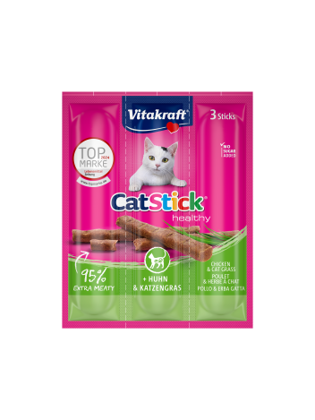 Vitakraft Cat-Stick Mini - Kurczak i trawa