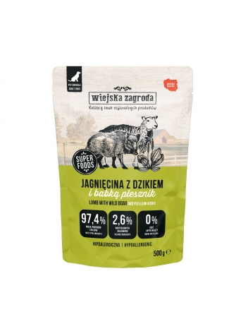 Wiejska Zagroda Jagnięcina z dzikiem 500g