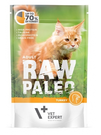 Raw Paleo Cat Adult Turkey 100g