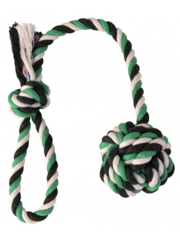 Sznur bawełniany - z piłką - 30cm