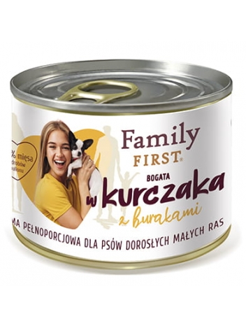 Family First Małe Rasy Bogata w kurczaka 200g