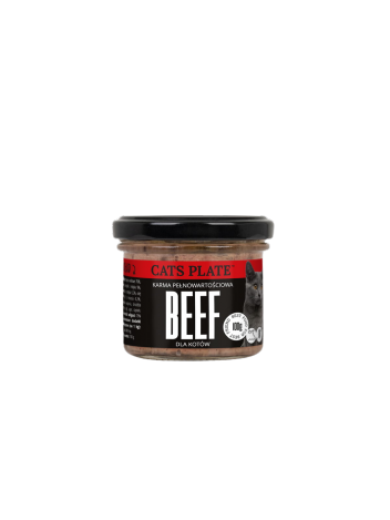 Cats Plate Beef 100g