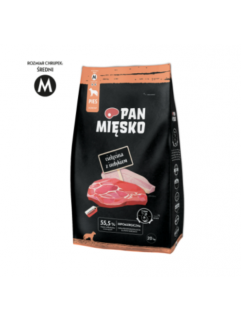 Pan Mięsko Cielęcina z indykiem M 20kg