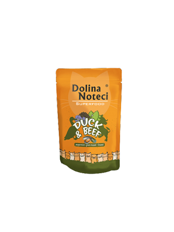 Dolina Noteci Superfood kaczka, wołowina saszetka 85g