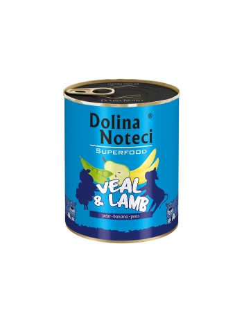 Dolina Noteci Superfood Cielęcina i Jagnięcina 800g