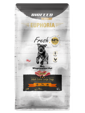 Euphoria Fresh Adult XL Wieprzowina i geś 12kg