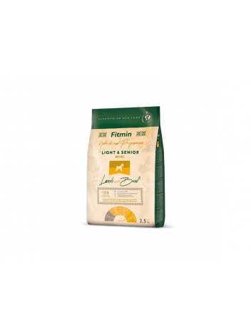 Fitmin Mini Light & Senior Lamb with Beef 2,5kg