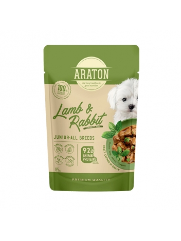 Araton Junior Lamb and Rabbit 85g