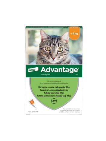 Krople Advantage 4x0,4ml