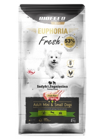 Euphoria Fresh Adult XS/S Indyk i jagnięcina 2kg