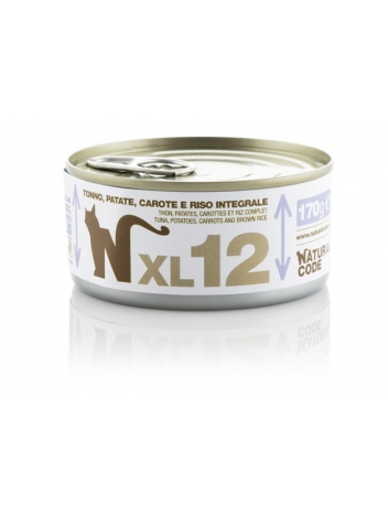 Natural Code Cat XL12 tuna, potatoes, carrots and brown rice 170g