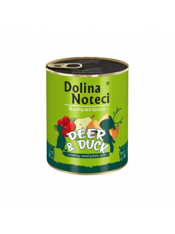 Dolina Noteci Superfood Jeleń i kaczka 800 g