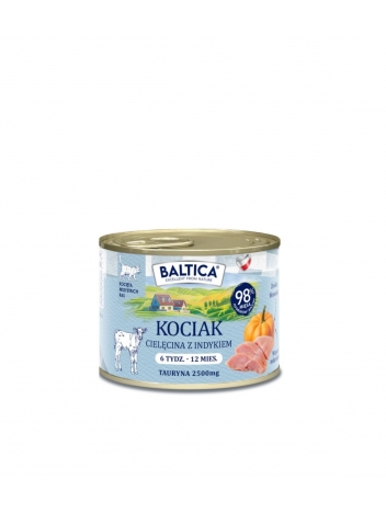 Baltica Kitten cielęciną i indykiem 185g