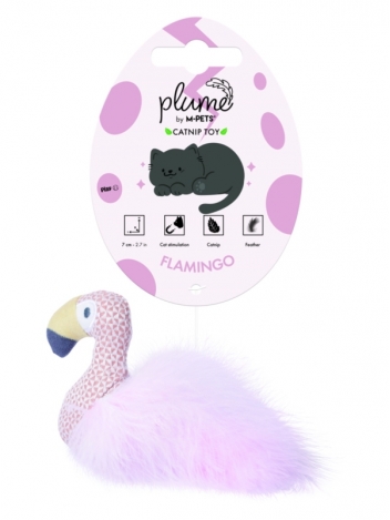 Zabawka dla kota Plume Flamingo