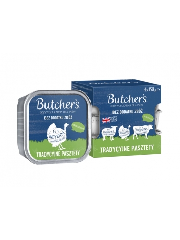 Butcher's Original Tradycyjne pasztety 4x150g