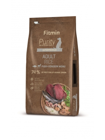 Fitmin Purity Dog Rice Adult Fish & Venision 2kg