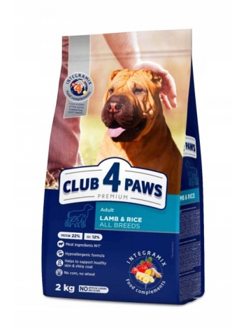 Club 4 Paws Adult Lamb & Rice 2kg