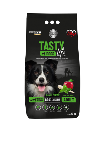 Tasty Dogs Life z jagnięciną 12kg + 3kg GRATIS