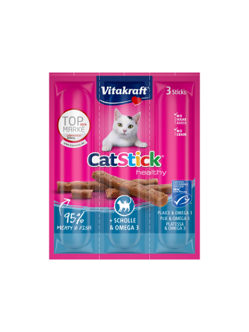 Vitakraft Cat-Stick Mini - Flądra & Omega 3