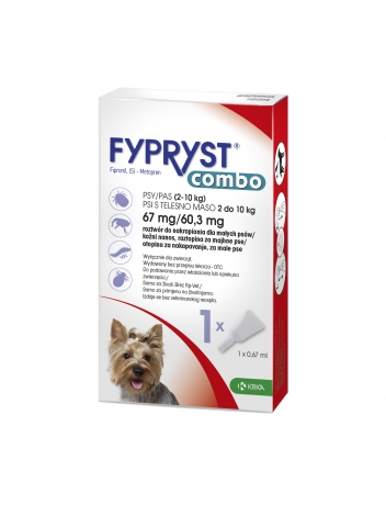 Fypryst Combo 67mg roztwór do nakrapiania dla psów