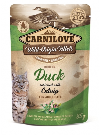 Carnilove Cat Duck & Catnip Adult Cats 85g