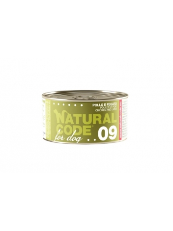 Natural Code DOG 09 Chicken and liver 90g