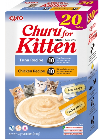 Inaba Cat Churu Kitten Variety 20x14 g