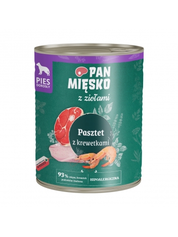 Pan Mięsko z ziołami pasztet z krewetkami 800g