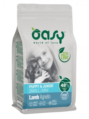 Oasy One Protein Puppy Small & Mini Lamb 2,5kg