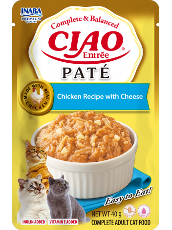 Inaba Cat Ciao Entree Pate Chicken Cheese 40g