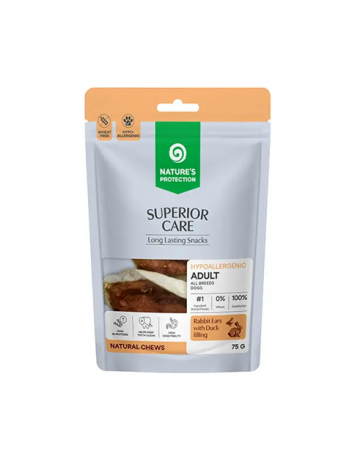 Nature's Protection Superior Care Rabbit Ears with Duck 75g