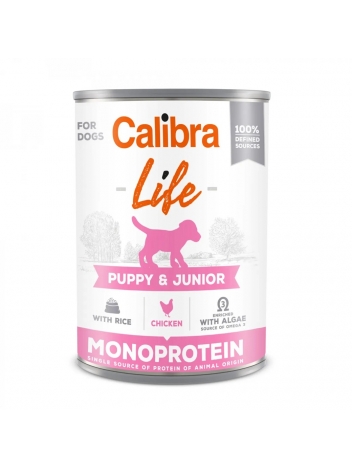 Calibra Dog Life Puppy & Junior Chicken with rice 400g