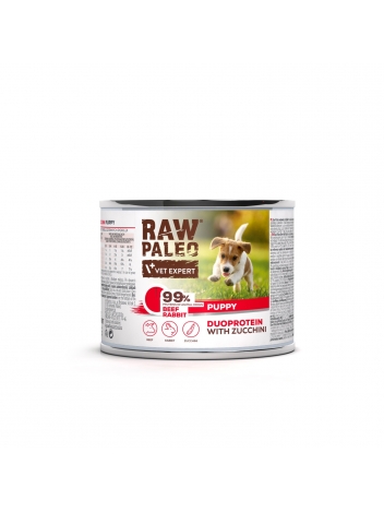 Raw Paleo Puppy Duoprotein Beef & Rabbit 200g