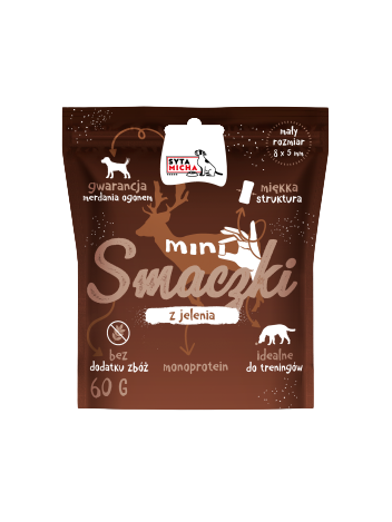 Mini smaczki z jelenia 60g