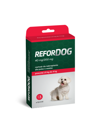 Refordog (dla psów ważących 1,5-4 kg) 3x0,4ml