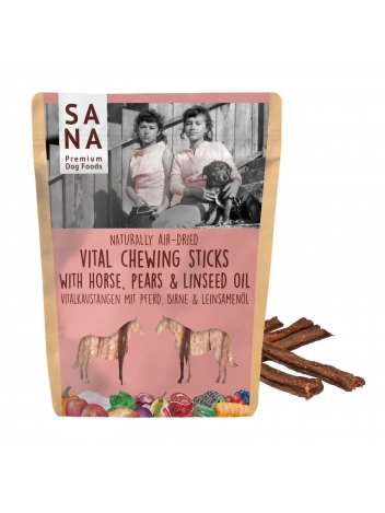 SANADog Chewing Sticks Horse, Pears, Lins Oil 150g