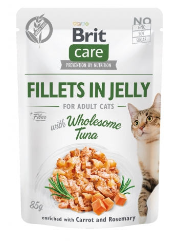 Brit Care Cat Fillets in Jelly Tuna 85g