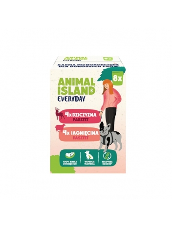 Animal Island Everyday Dziczyzna i Jagnięcina 8x150g
