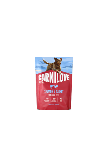 Carnilove Dog 1,5 kg Active Adult Salomn, Turkey