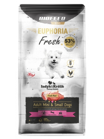Euphoria Fresh Adult XS/S Indyk i królik 500g