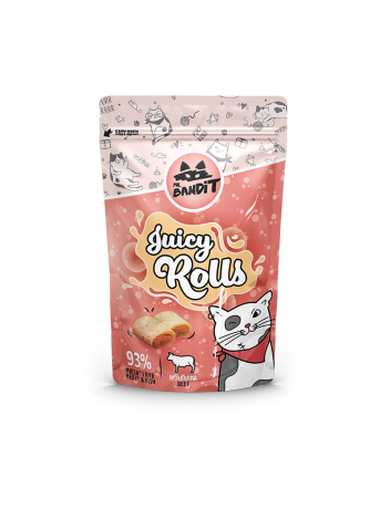 Mr Bandit Juicy Rolls z wołowiną 40g