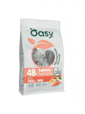 Oasy Mono 800g PUP S/Mini Łosoś
