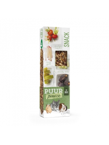 Puur pauze sticks european fruits with pear & date 180g